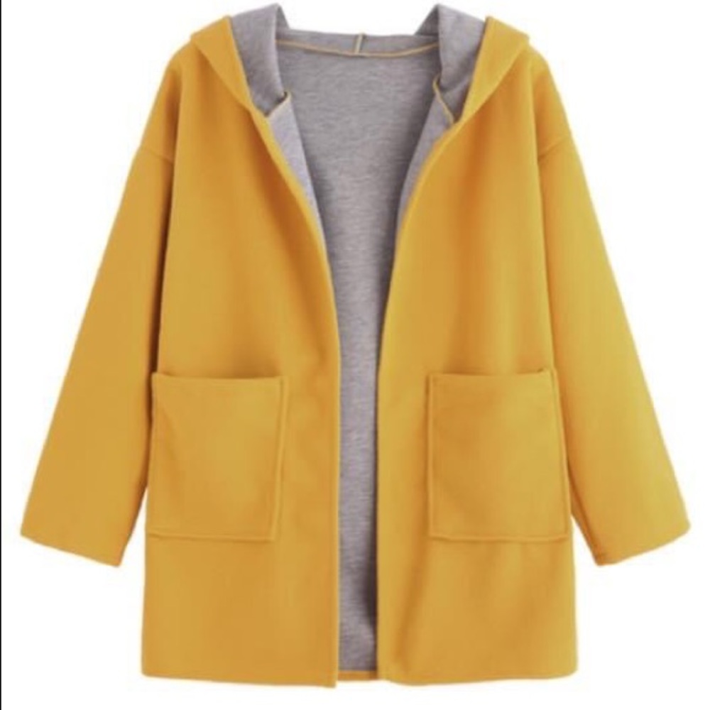 Yellow Sweater Jacket